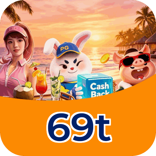Interface do aplicativo 69t mostrando jogos disponíveis no iOS e Android